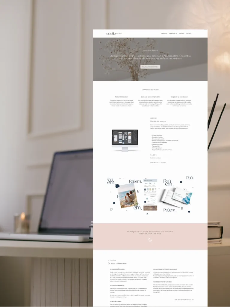 Graphiste & webdesign edelio Studio